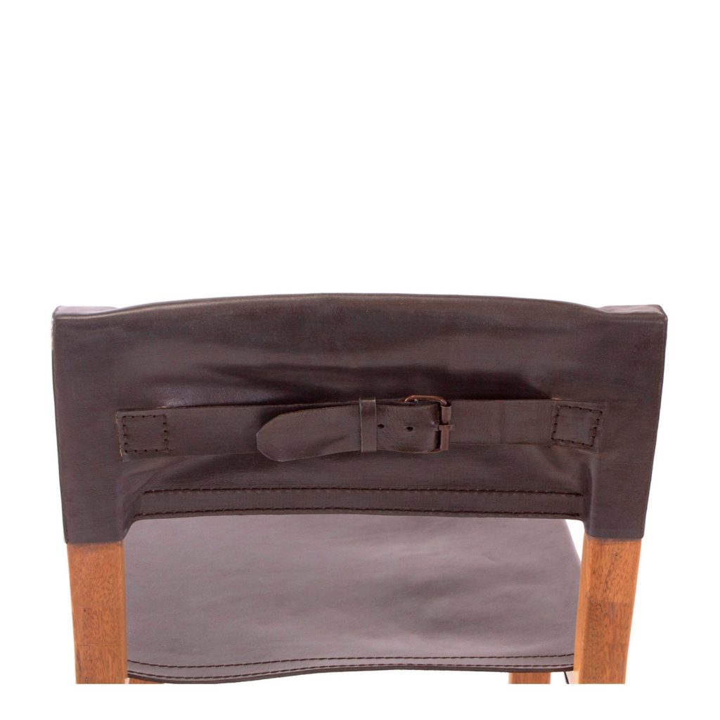 Counter Stool Taura, Natural W/ Leather # 17 - Peninsula