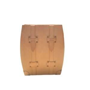 Leather stool Fargus