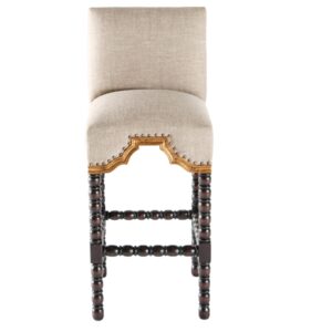 Barstool San Marco with Back, Tryst Taupe