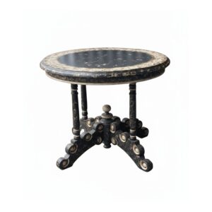 ACCENT TABLE BARROCA, GREY & BONE